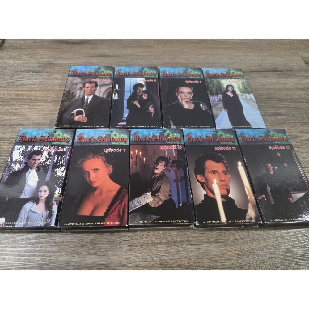 Dark Shadows - VHS Lot Of 9 - Volumes Vintage Vampire Gothic